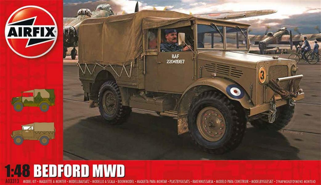 Airfix 1/48 A03313 RAF Bedford MWD Light Truck Kit