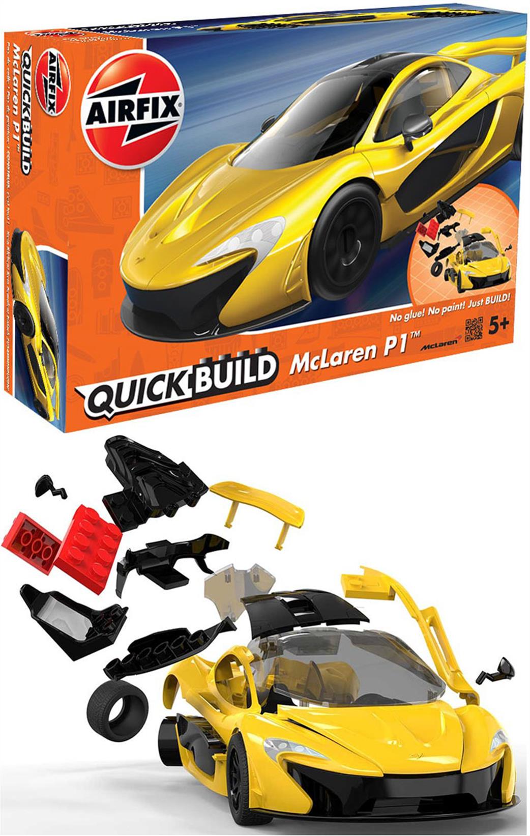 Airfix  J6013 Quickbuild McLaren P1 Clip together Block Model
