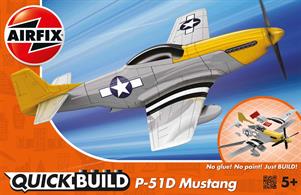 Airfix Quickbuild P51-D Mustang Clip together Model J6016