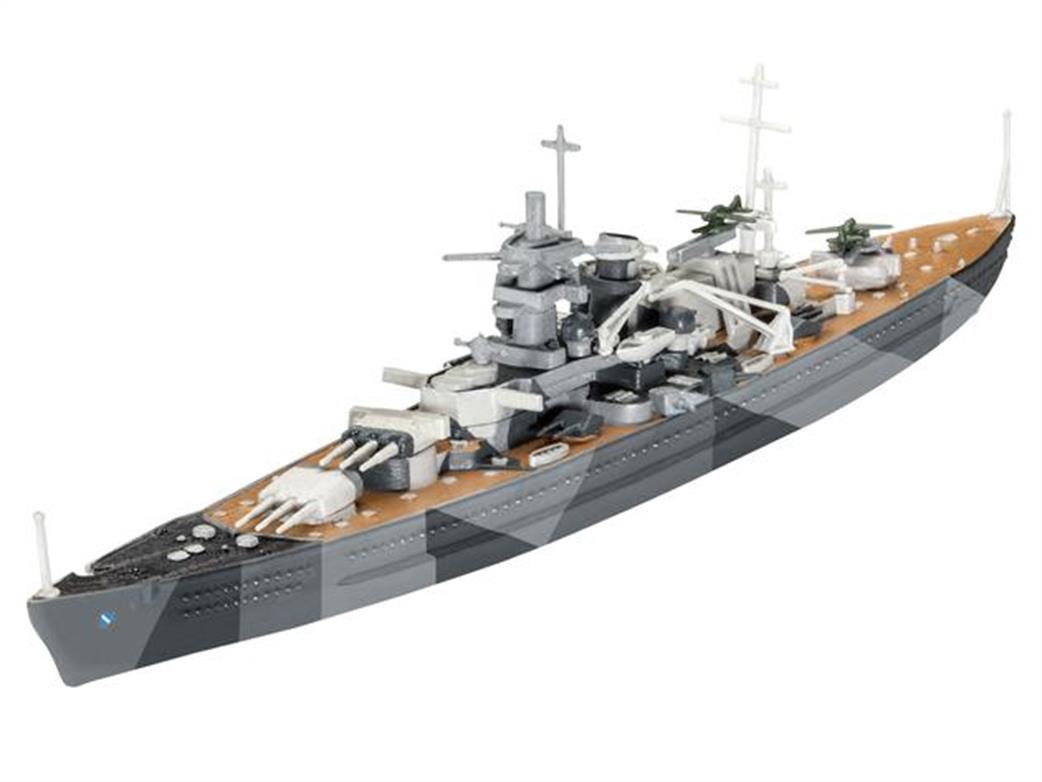 Revell 1/1200 05136 Scharnhorst German WW2 Battleship Miniship Kit