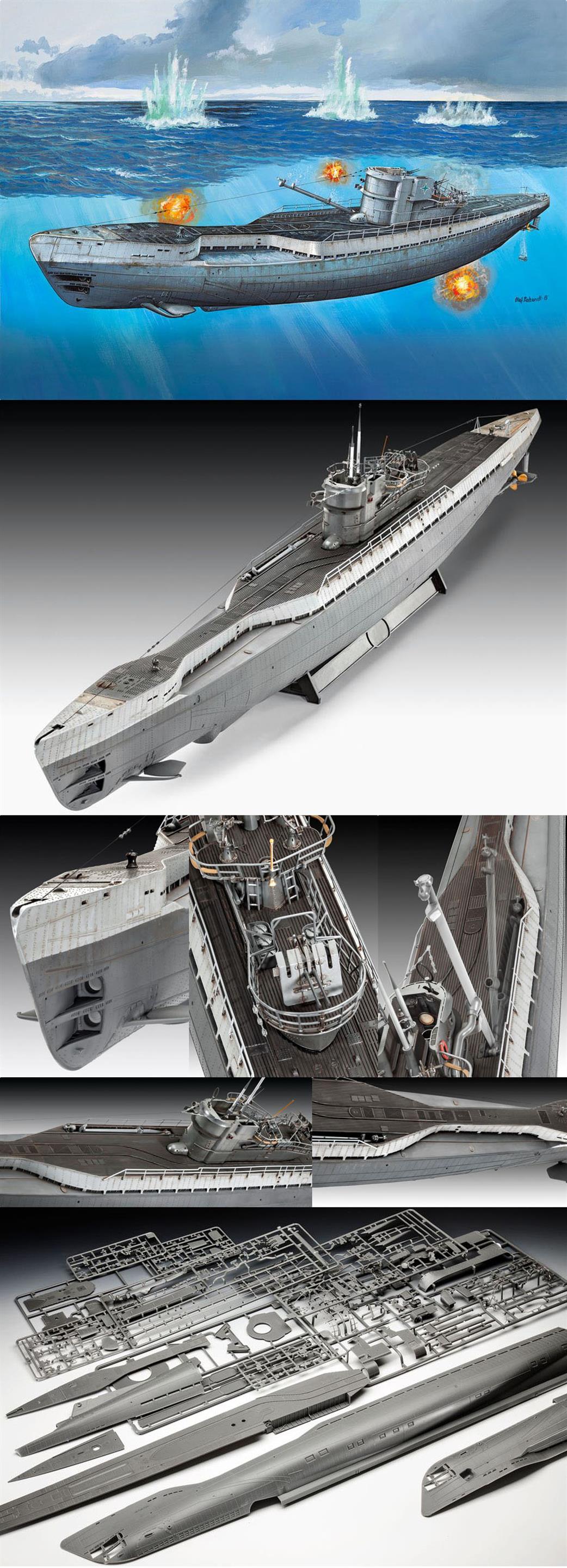 Revell 1/72 05133 German U Boat Type IX C/40 Quality Plastic Kit