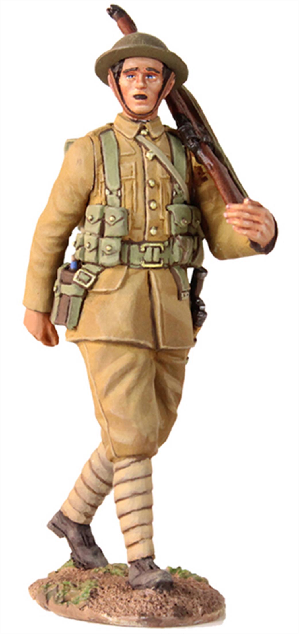 WBritain 23077 WW1 1916-17 British Infantry Marching Figure 1/30