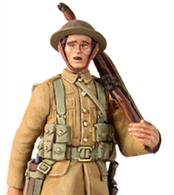 W Britain WW1 1916-17 British Infantry Marching Figure"Tommy" on the march1/30 ScaleMatt Finish