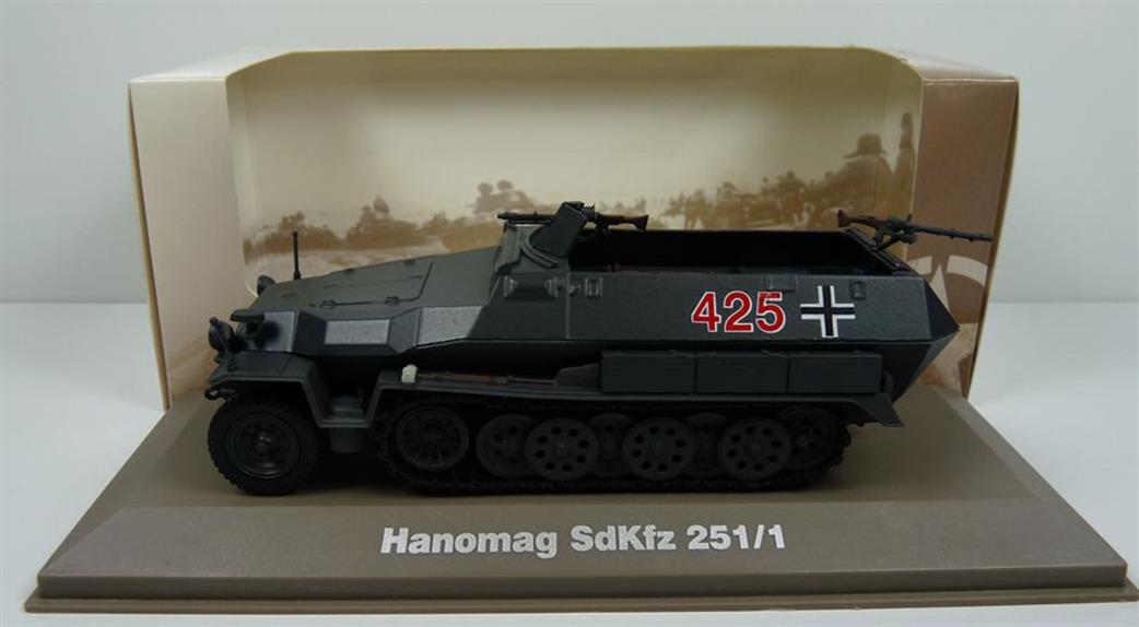 Altaya 1/43 KP07 Hanomag Sdkfz251/1 Halftrack Model
