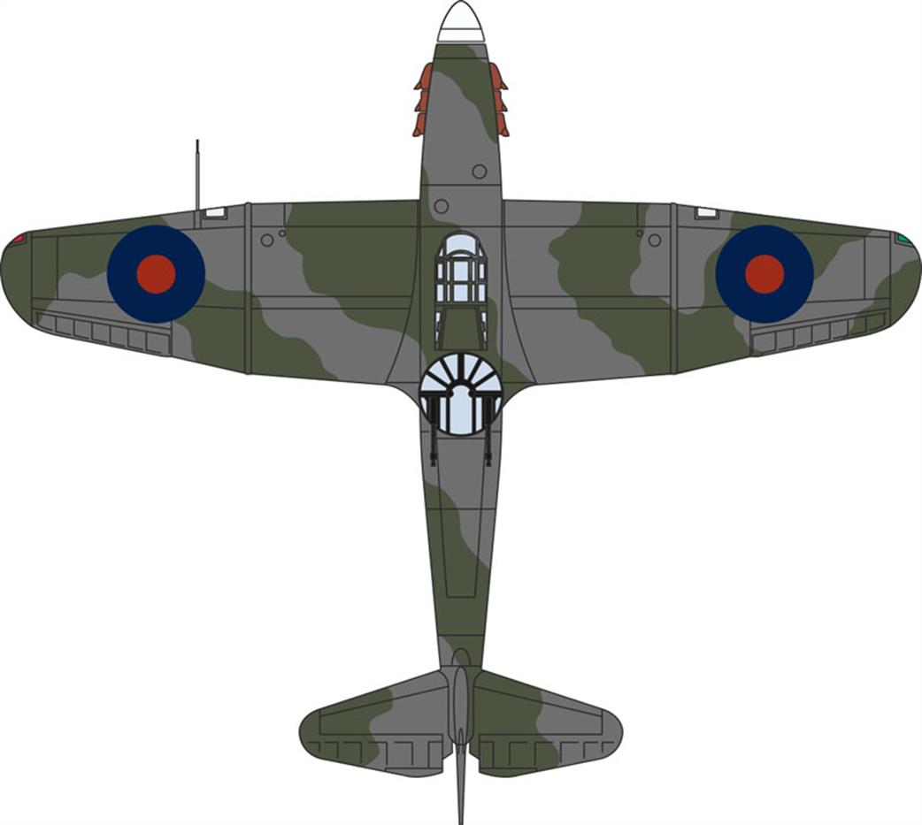 Oxford Diecast 1/72 AC058 Boulton Paul Defiant RAF 277 Sqn. 1942