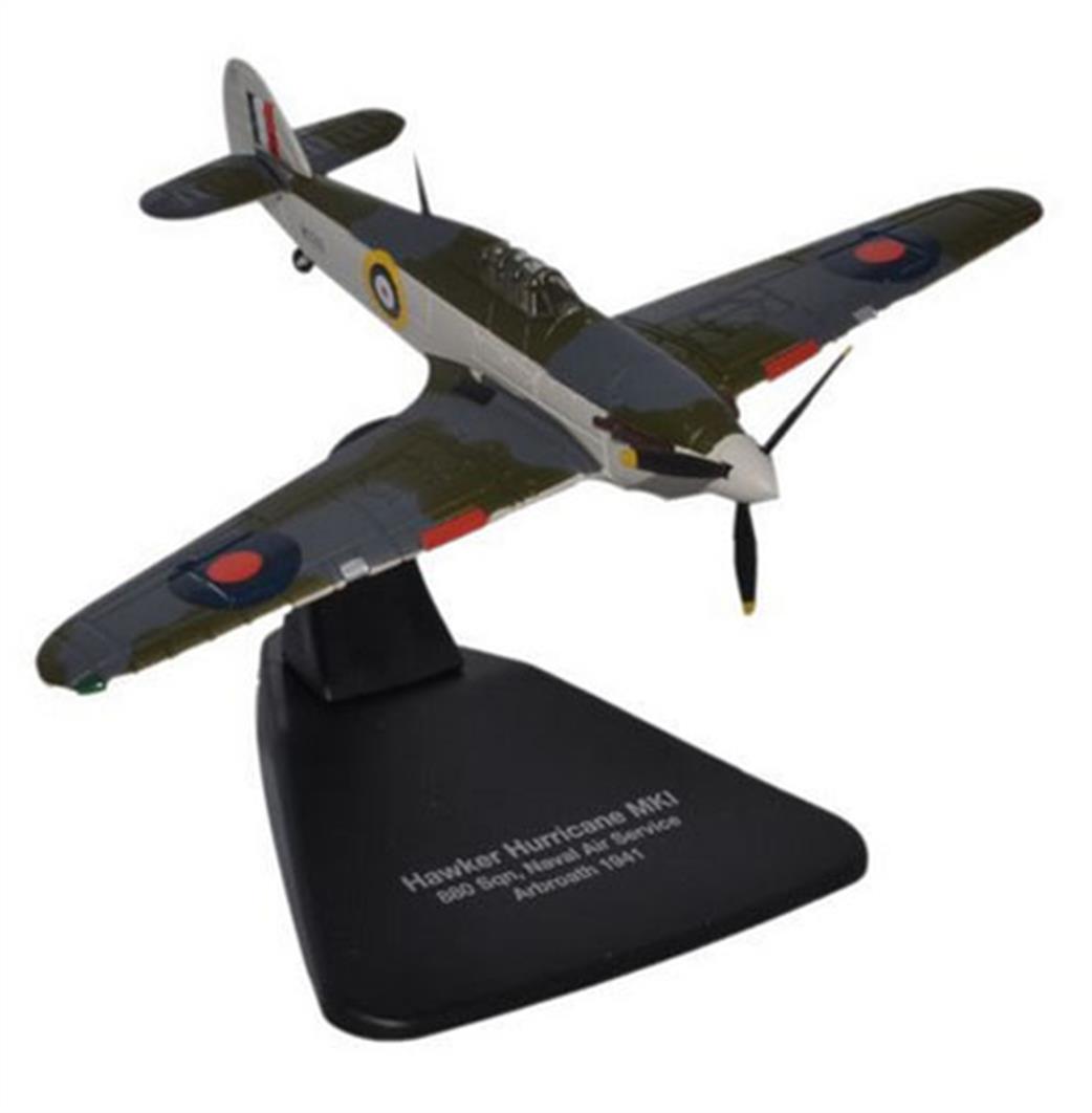 Oxford Diecast 1/72 AC059 Hawker Hurricane Mk1 Naval Air Service 880 Sqn.1941