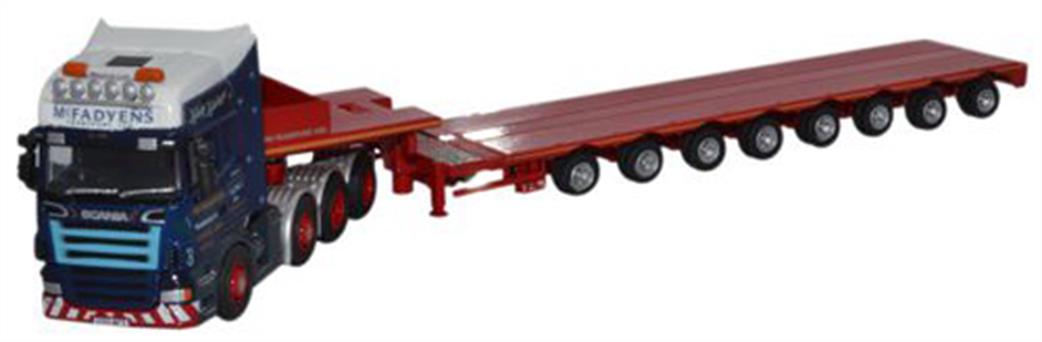Oxford Diecast 1/76 SCA04LL Scania R Series Topline Low Loader McFadyens