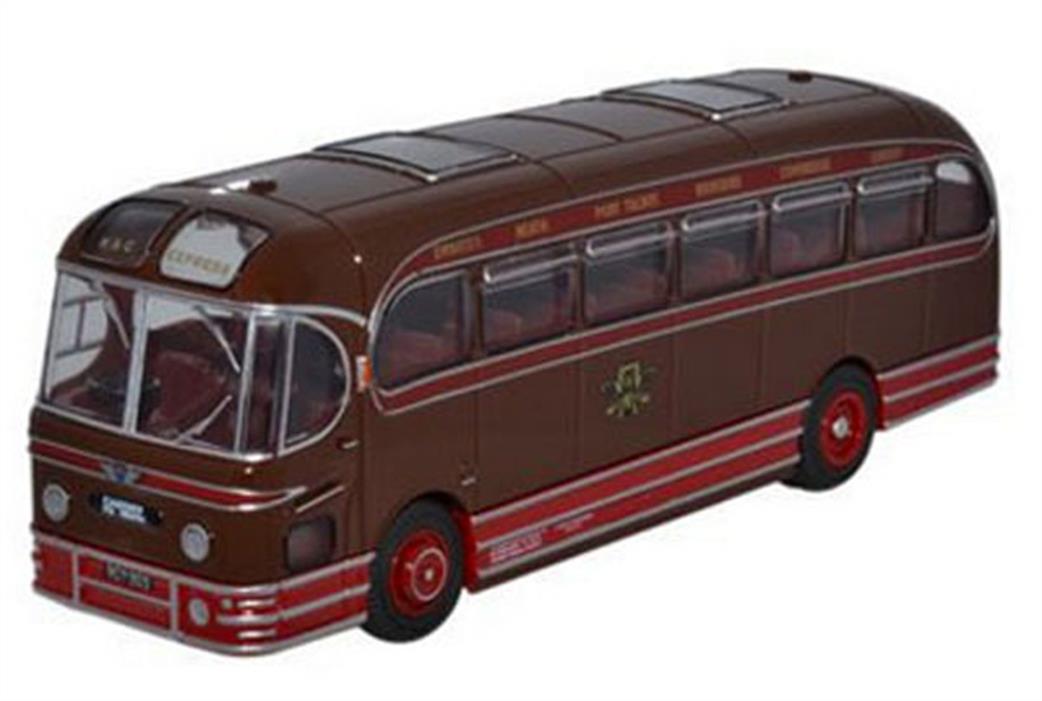 Oxford Diecast 76WFA003 Weymann Fanfare AEC Neath & Cardiff Bus Model 1/76