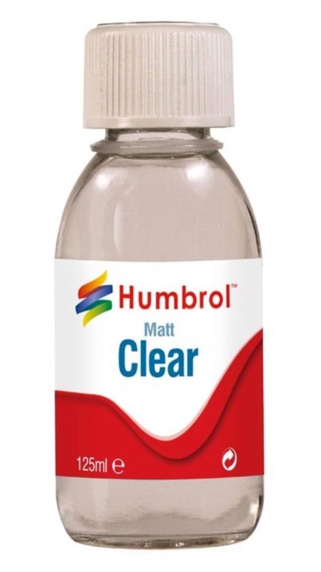 Humbrol AC7434 Clear Matt 125ml Bottle