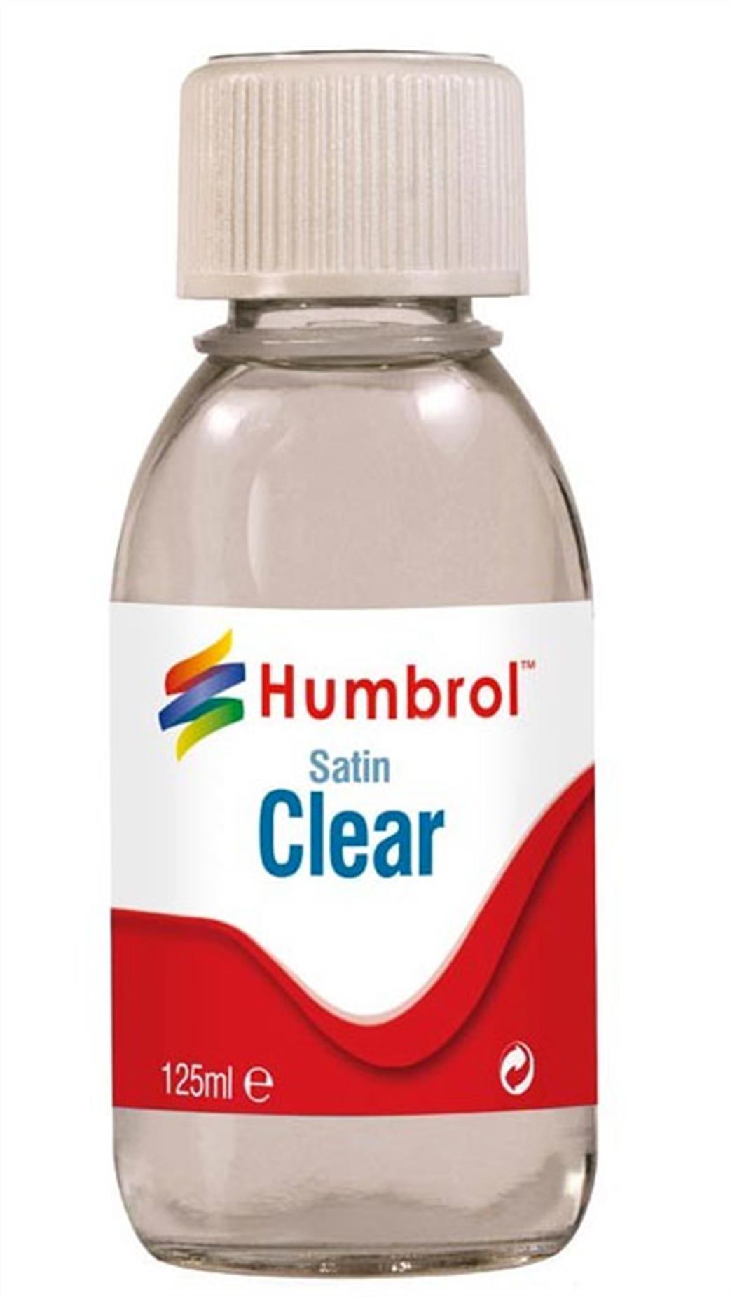 Humbrol AC7435 Clear Satin Varnish 125ml Bottle
