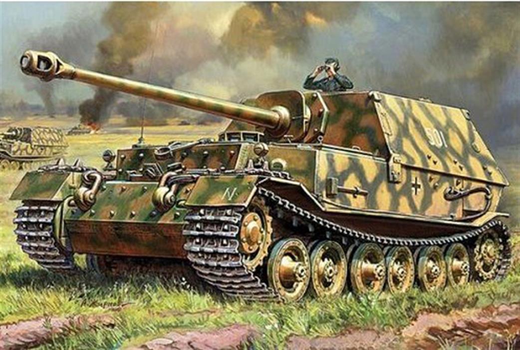 Zvezda 5041 Sd.kfz.184 Ferdinand Tiger German Tank Destroyer Kit 1/72