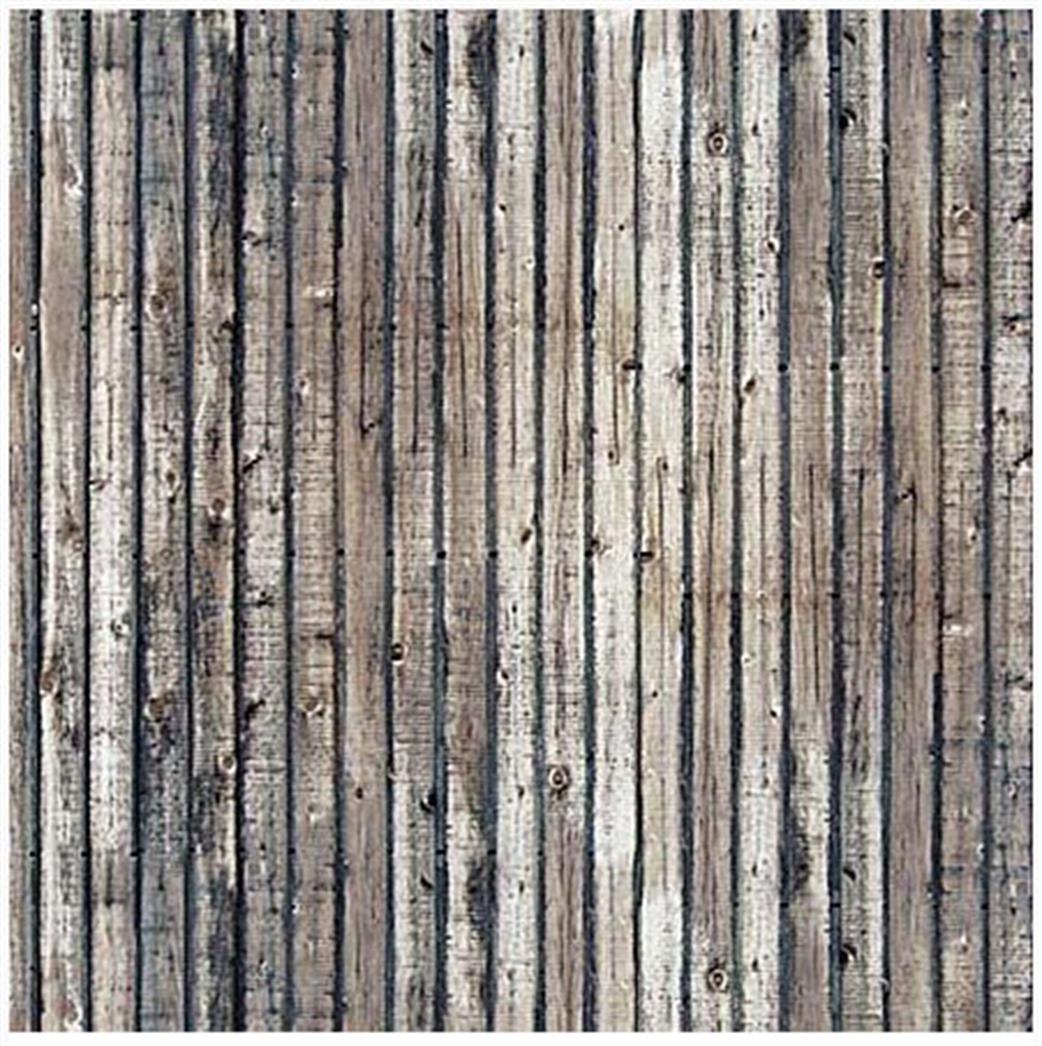 Busch OO/HO 7420 Decor sheets Weathered Timber Planks