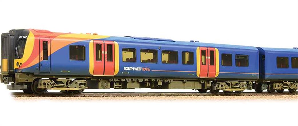 Bachmann OO 31-041 SWT Class 450 4 Car EMU 450127 South West Trains Weathered