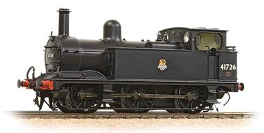 Bachmann 31-435  BR 41726 Midland Railway 0-6-0 Tank Engine  in BR Black with a Early Emblem logo is a detailed model as  finished as the preserved example, BR 41726 with the early lion over wheel emblem. Era 4 1948-1956.DCC Ready. 6 pin decoder required for DCC operation.