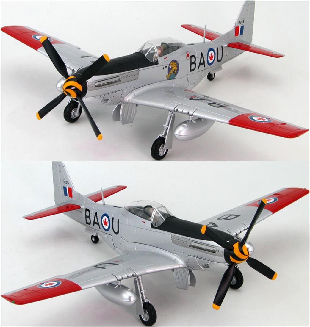 Hobby Master 1/48 HA7733 P-51D Mustang #9255/BA-U, No. 424 Sqn., RCAF, Mount Hope, Ontario. 1950s