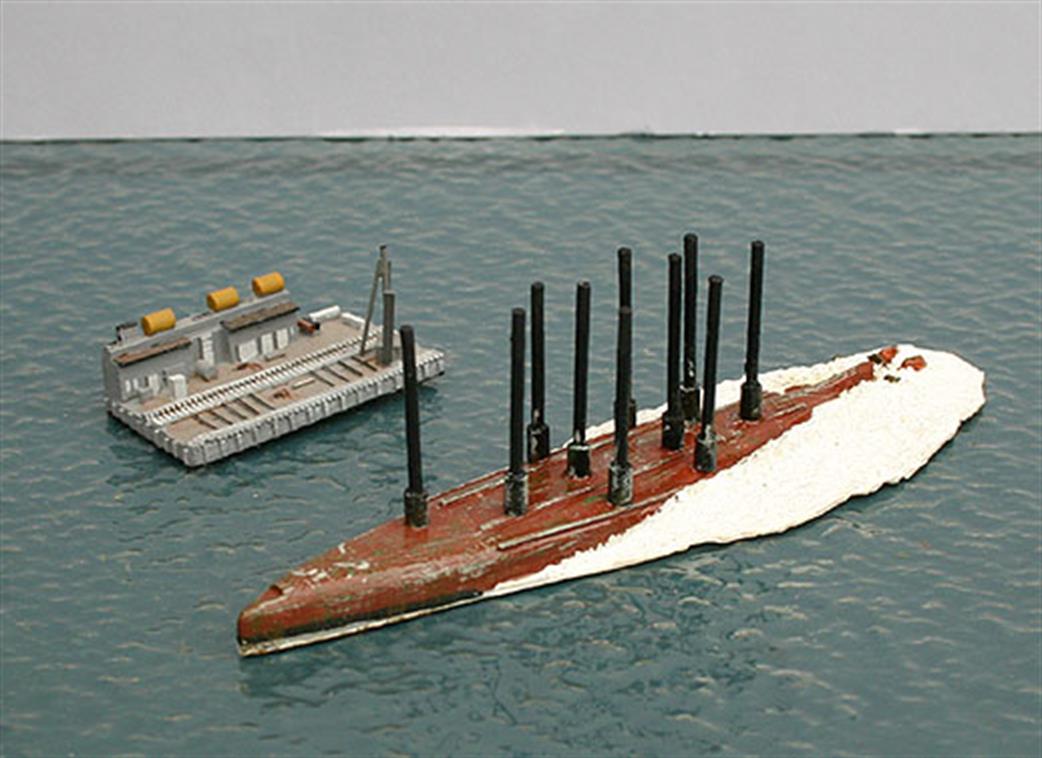 Coastlines 1/1250 CL-SA15 Friedrich der Grosse, refloated German battleship in Scapa Flow, 1937