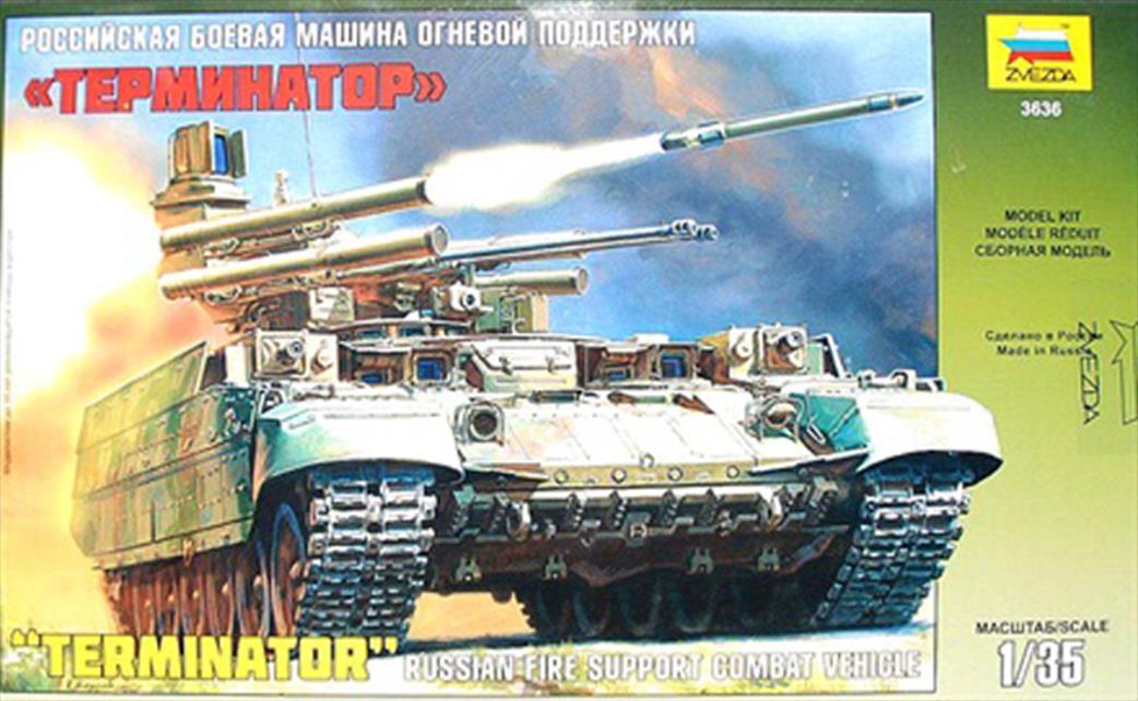 Zvezda 1/35 3636 Russian BMPT Terminator