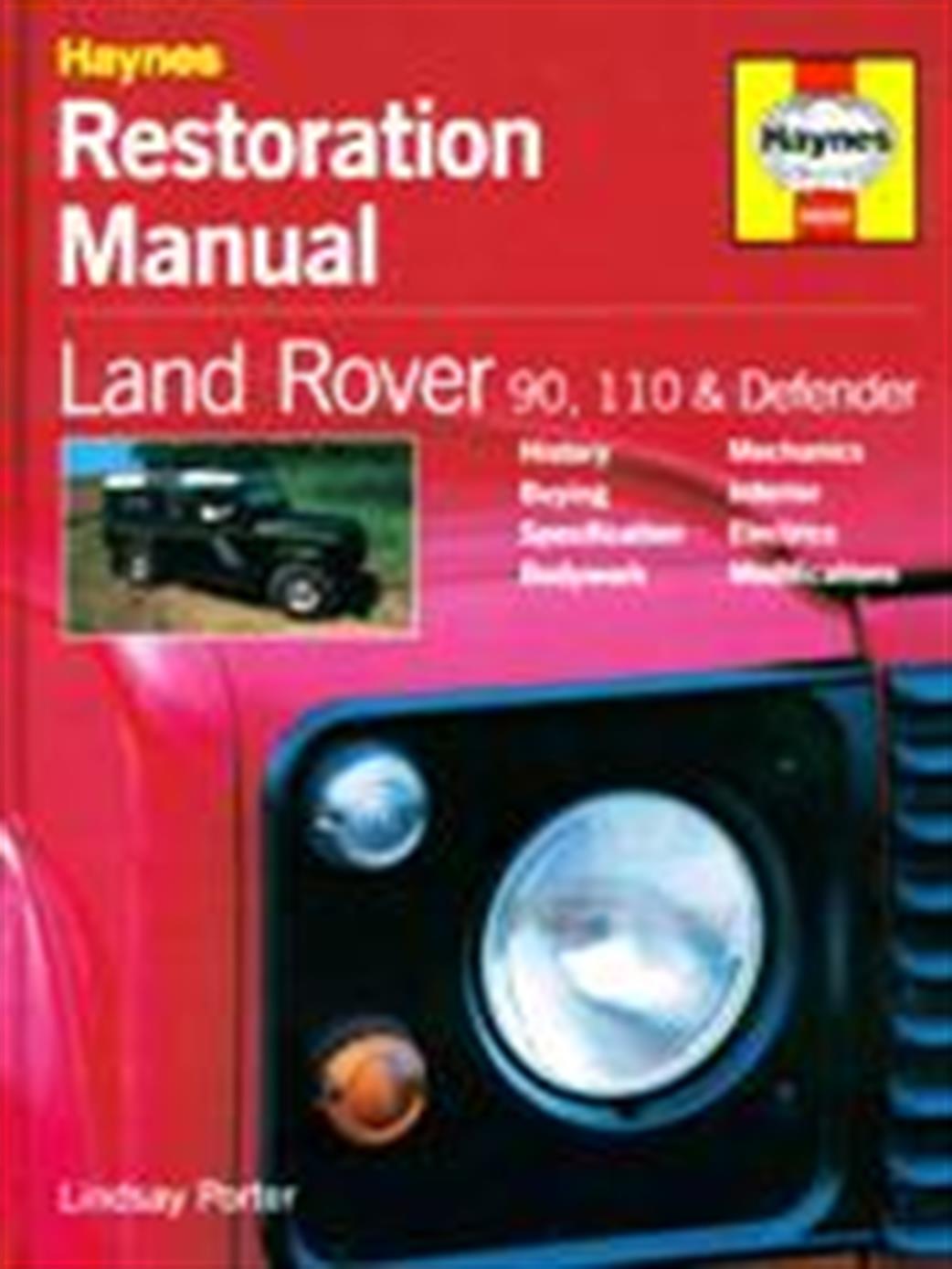 9781859606001 Land Rover Restoration Manual By Lindsay Porter