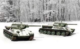 Italeri 7523 1/72 Scale Russian T-34/76 M42 TankDimensions - Length 93mm.