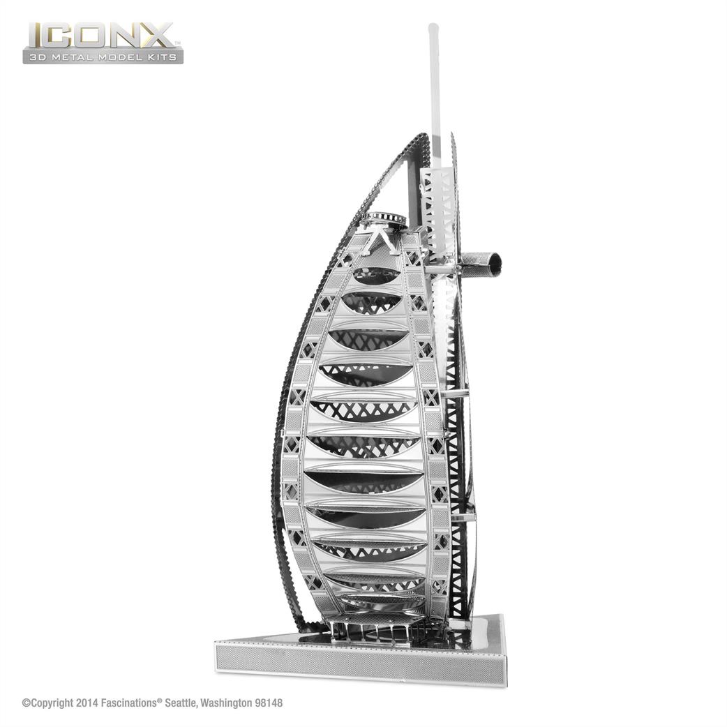 Metal Earth  ICX012 Iconx Burj Al Arab 3D Laser Cut Metal Kit