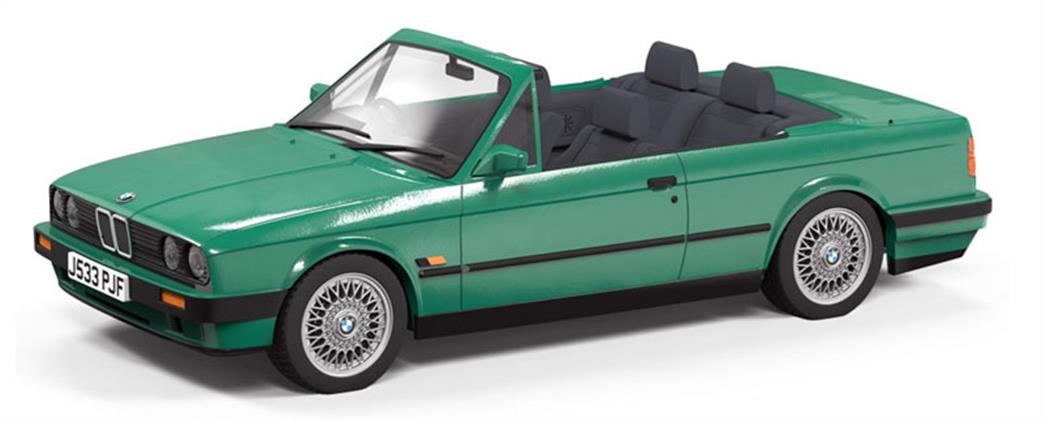 Corgi VA13702 BMW 318i (E30), 'Design' Convertible, Neon Green 1/43