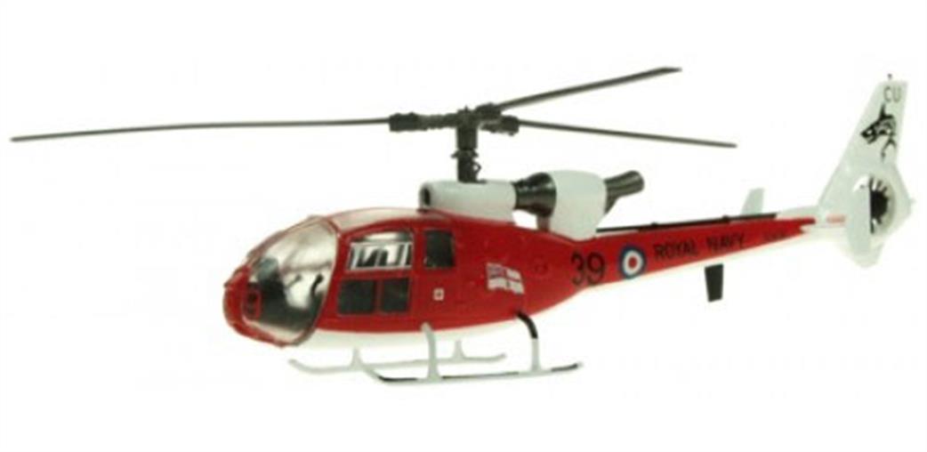 Aviation AV7224009 Westland Gazelle HT2 RN 705NAS Culdrose XX436/Cu-39 Gordon Helicopter Model 1/72