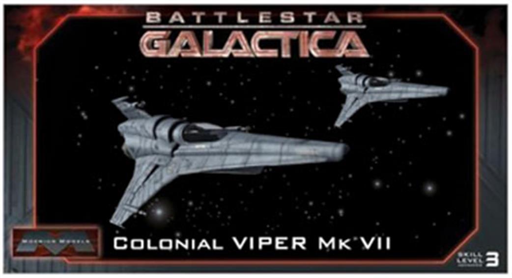Moebius 1/72 958 Battlestar Galactica Viper Mk7I Twin Pack Kit