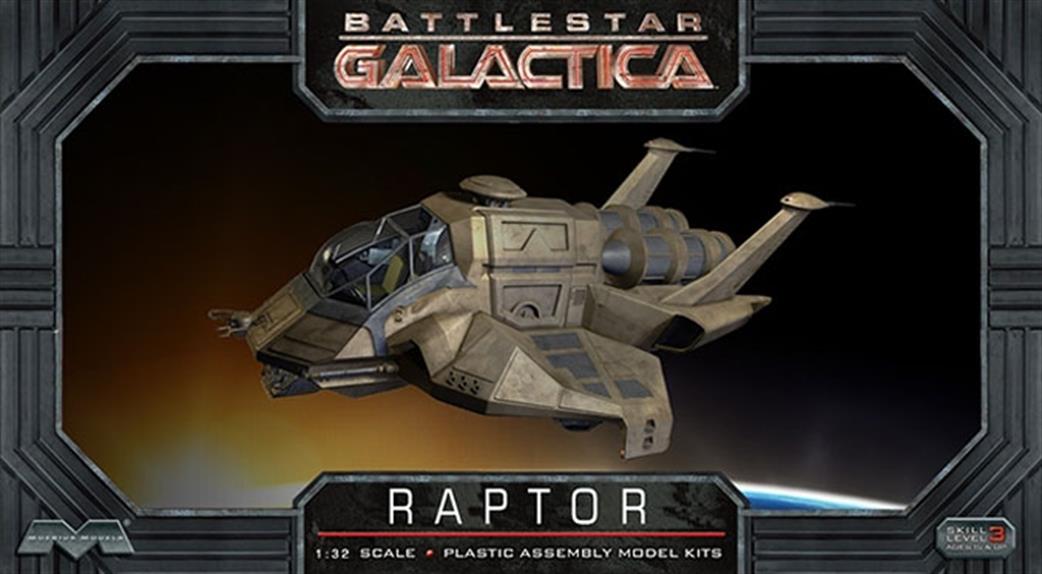 Moebius 1/32 962 Battlestar Galactica Raptor kit