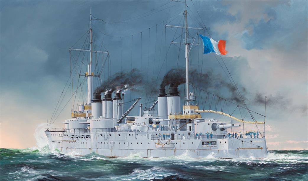 Hobbyboss 86505 French Navy Pre-Dreadnought Battleship Condorcet 1/350