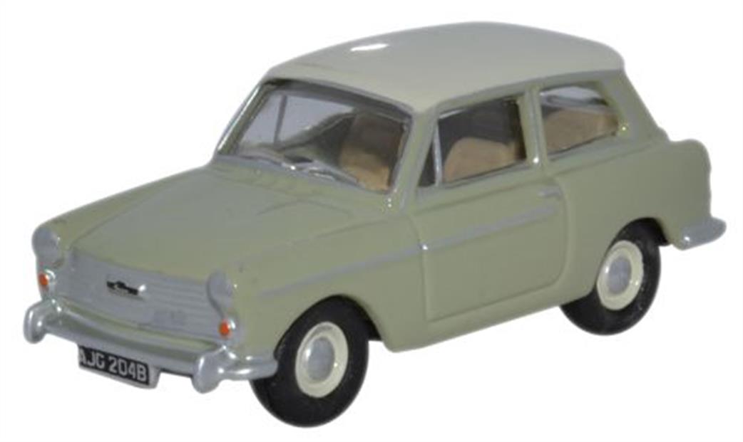 Oxford Diecast 1/76 76AA006 Austin A40 MkII Glen Green - Snowberry White