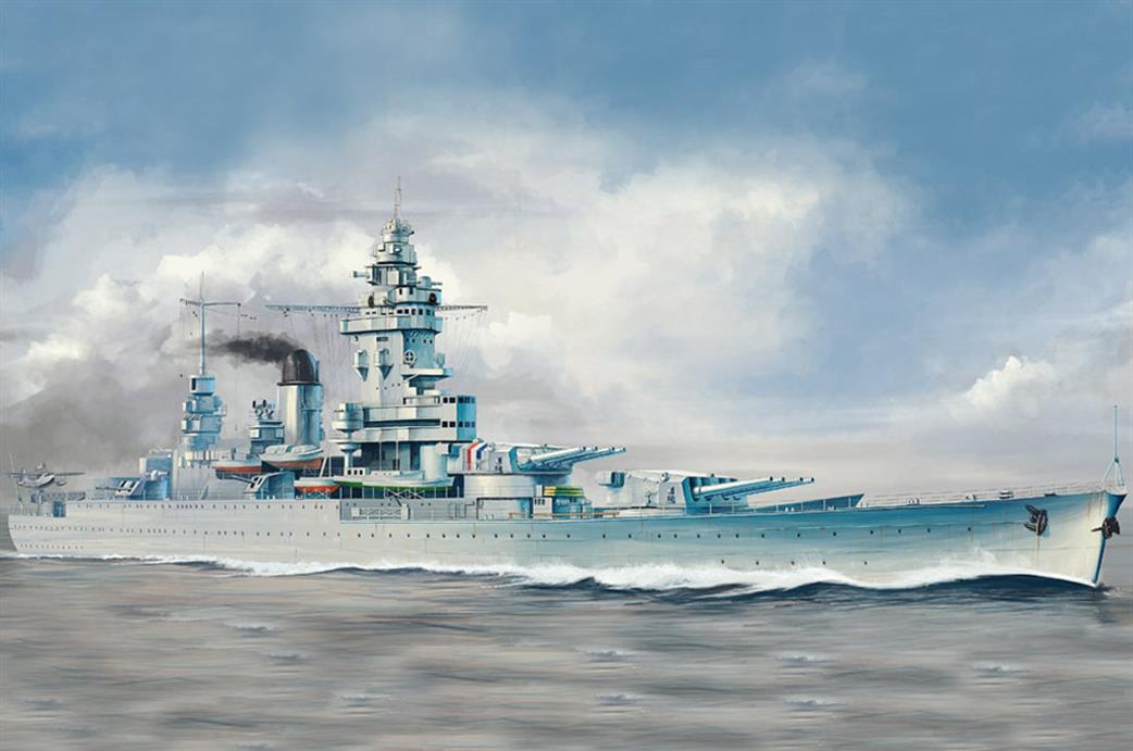 Hobbyboss 86507 French Navy Battleship Strasbourg 1/350