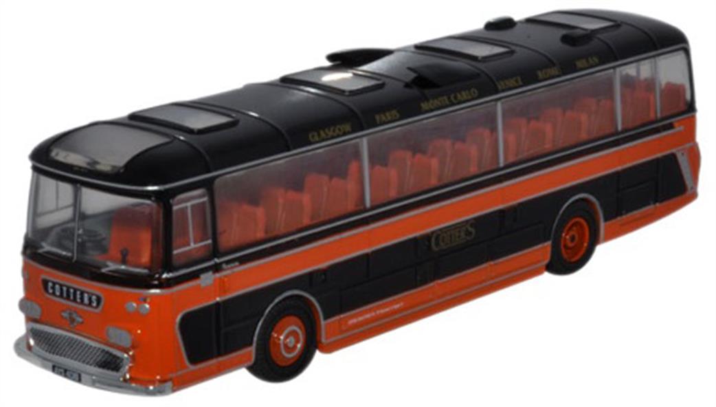 Oxford Diecast 1/76 76PAN003 Plaxton Panorama Cotters Coach Model