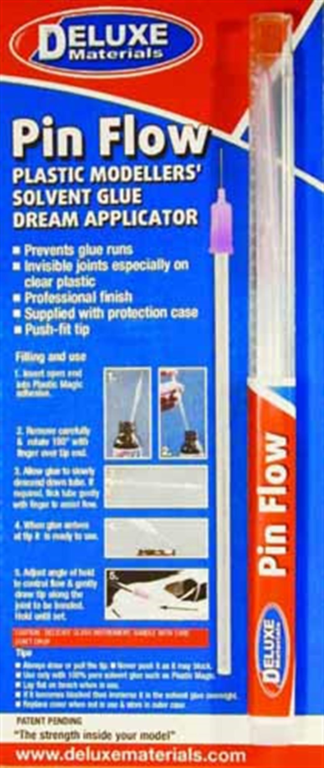 Deluxe Materials  AC-11 Pin Flow Solvent Glue Applicator