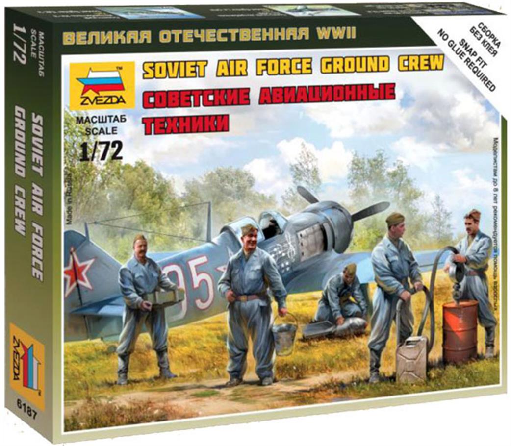 Zvezda 1/72 6187 Soviet Air Force Ground Crew