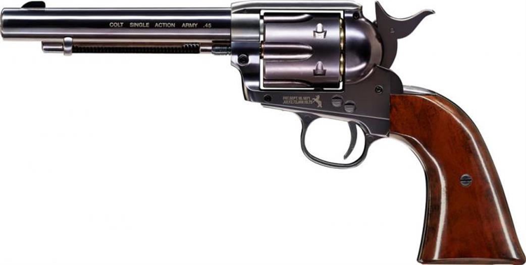 Umarex 1/1 5.8308 Colt Peacemaker SAA Black Co2 BB Air Pistol