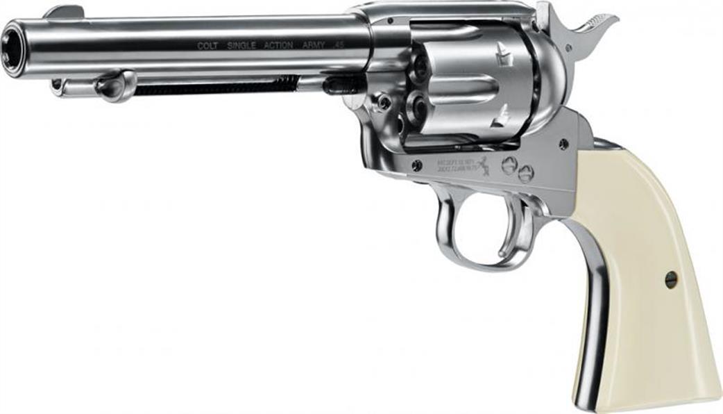 Umarex 5.8309 Colt Peacemaker SAA Nickel Co2 BB Air Pistol 1/1