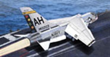 Academy 1/72nd 12521 a plastic kit of the US navies F-8E Crusader as flown by VF-162 The HuntersGlue and paints are required