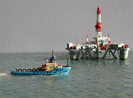 &nbsp;Rhenania brings you RJ87 a 1/1250th scale model of the Maersk Leader a Anchor Handling Tug Supply Vessel&nbsp;