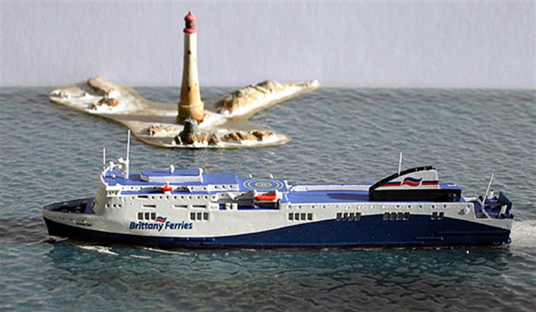 Rhenania RJ260B Etretat Brittany Ferries ferry model 1/1250