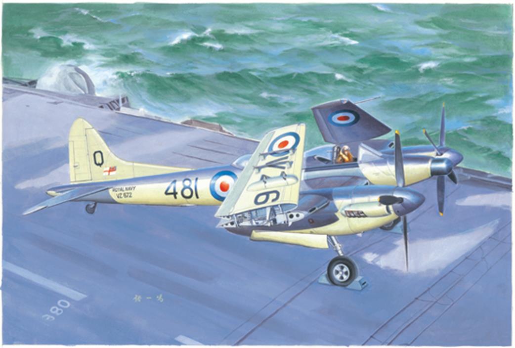 Trumpeter 1/48 02895 De Havilland DH.103 Hornet NF.21 Fighter Plastic Kit