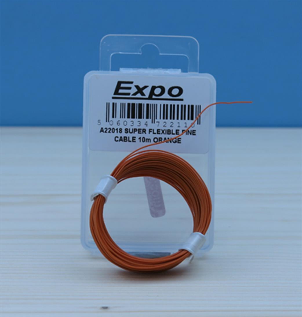 Expo  A22018 Very Fine Orange Wire 10m