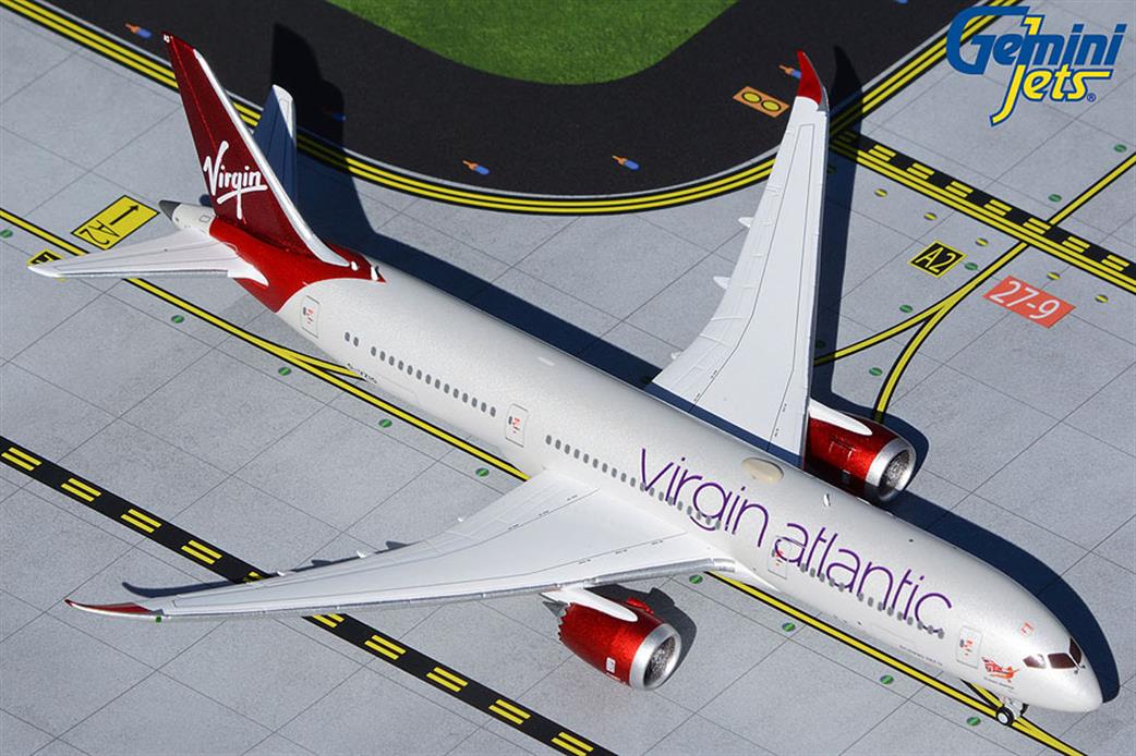 Gemini Jets 1/400 GJVIR1935 Virgin Atlantic Boeing 787-9 Dreamliner Dream Jeannie G-VZIG Diecast Model