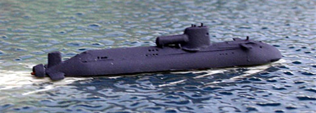 Albatros Alk308D HMS Astute SSN with special ops fitting and light load Submarine Model 1/1250