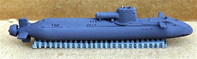 A new full hull variation of the Royal Navy's attack submarine modelled in special operations form - 2014.