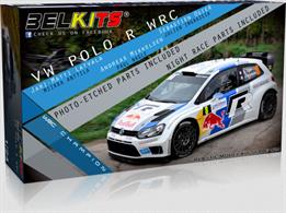 Belkits BEL-005 1/24th VW Polo R WRC 2014 World Championship WinnerThis is a nicely detailed model of the World Championship wining VW Polo. The VW team drivers included Sebastian Ogier and Jari-Matti Latvala.Length 167mm Width 77mm.