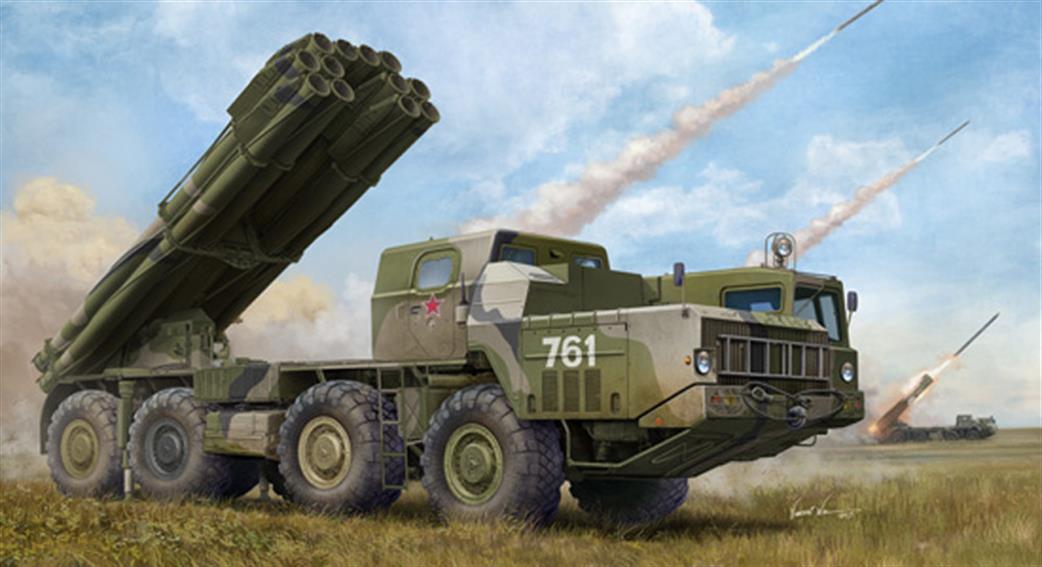 Trumpeter 1/35 01020 Russian 9K58 Smerch-M on 9A52-2 Launch Vehicle Kit