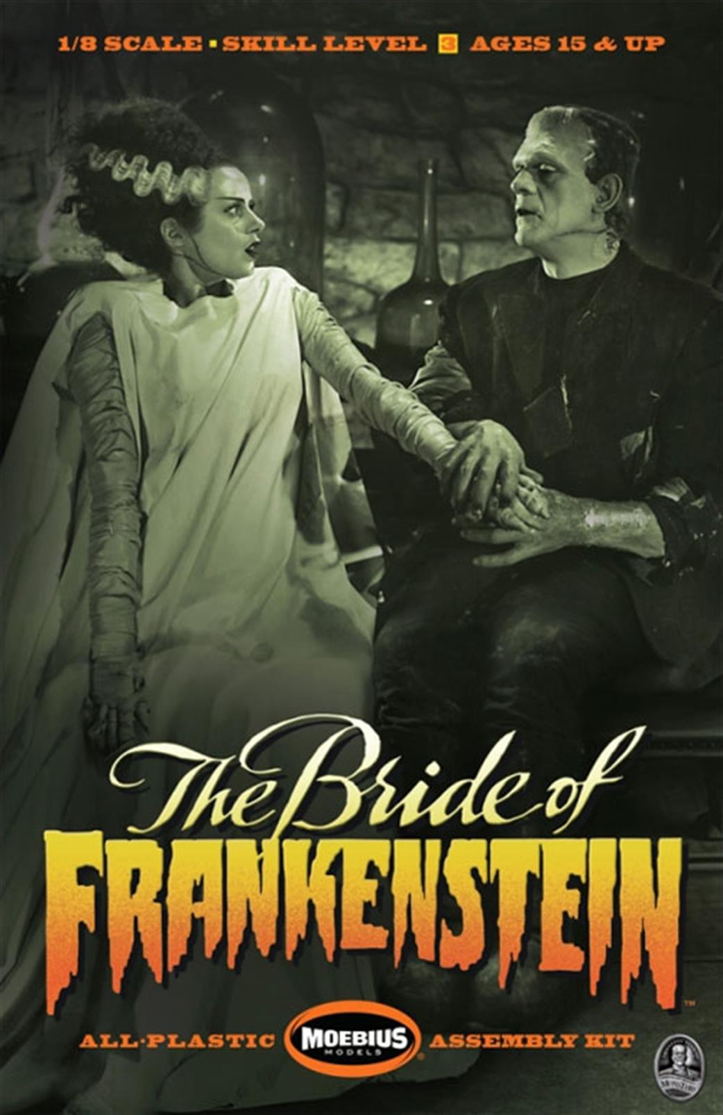 Moebius 1/8 MMK928 The Bride Of Frankenstein & Monster kit