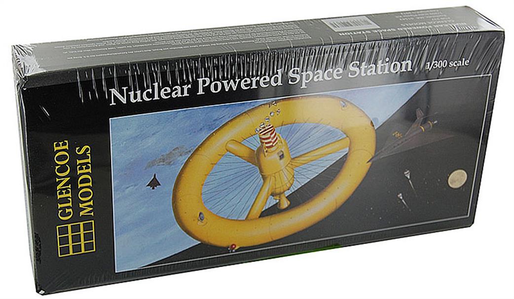 Glencoe 1/300 06909 Nuclear Powered Space Station Kit