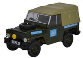 Oxford Diecast 1/43 Land Rover 1/2 Ton Lightweight United Nations 43LRL001