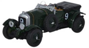 Oxford Diecast 1/76 Bentley Blower Le Mans 1930 No.9 Birkin/Chassagne 76BB001Bentley Blower Le Mans 1930 No.9 Birkin/Chassagne